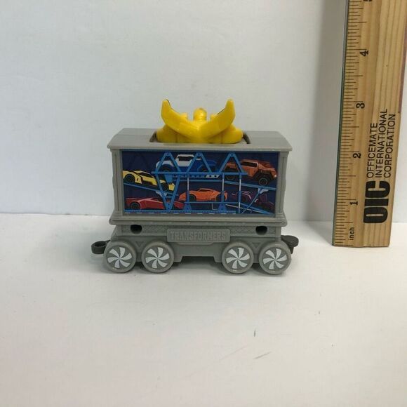 2017 mcdonalds happy meal holiday express transformers bumblebee train toy - Picture 5 of 7